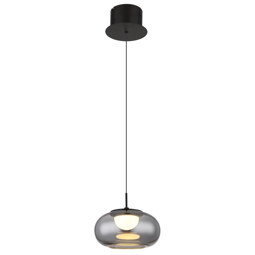 Globo - Lampadario LED a sospensione con filo LED/6W/230V nero