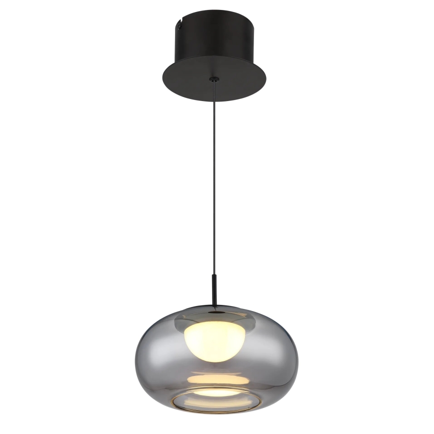 Globo - Lampadario LED a sospensione con filo LED/6W/230V nero