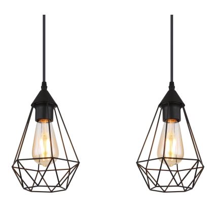Globo - Lampadario a sospensione con filo 3xE27/60W/230V