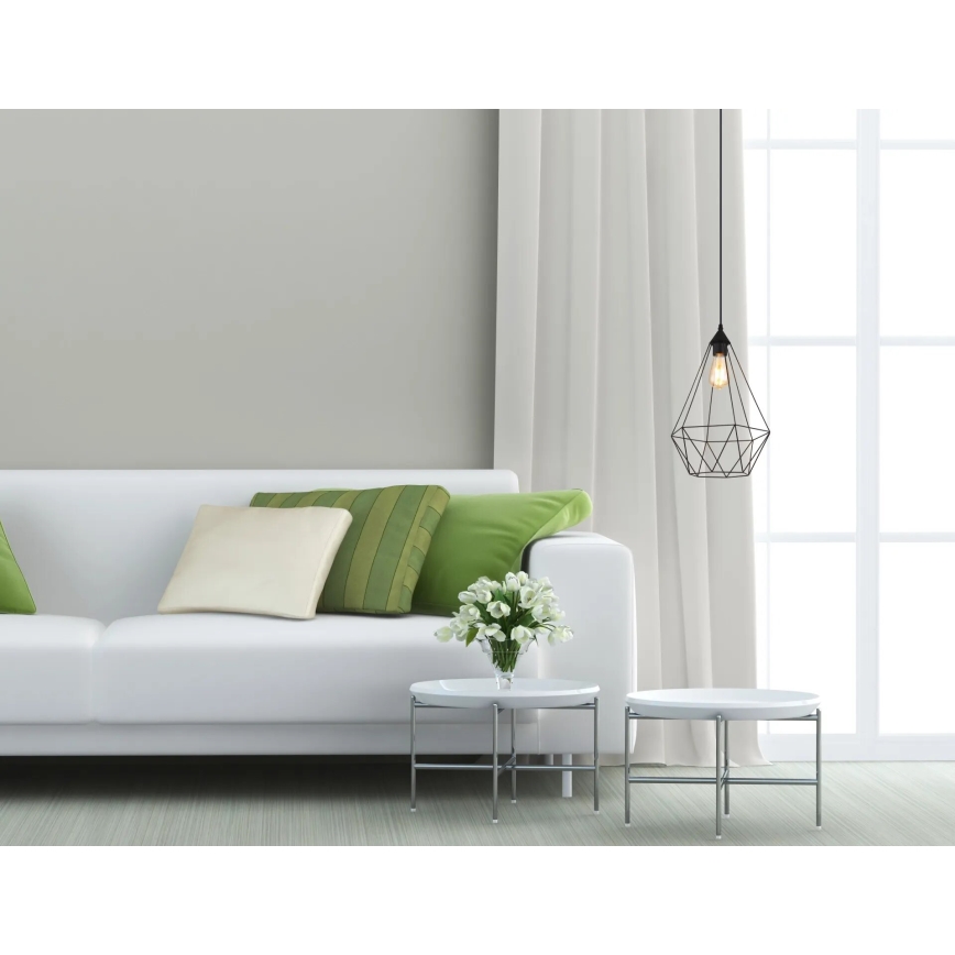 Globo - Lampadario a sospensione con filo 1xE27/60W/230V diametro 30 cm
