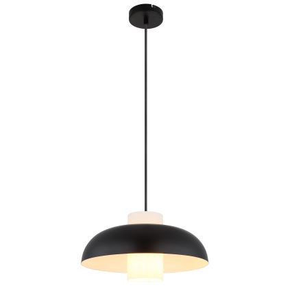 Globo - Lampadario sospeso con cavo 1xE27/60W/230V nero