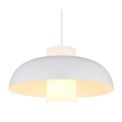 Globo - Lampadario a sospensione con cavo 1xE27/60W/230V bianco