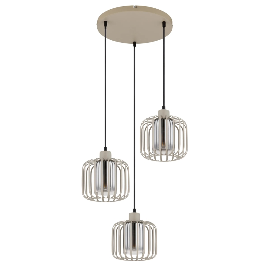 Globo - Lampadario a sospensione con cavo 3xE27/40W/230V