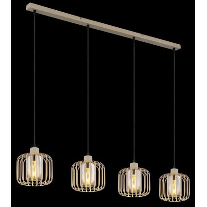 Globo - Lampadario a cavo 4xE27/40W/230V