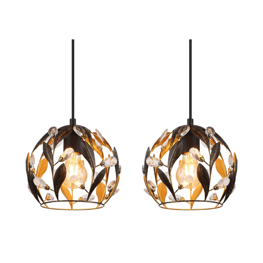 Globo - Lampadario a sospensione con filo 3xE27/40W/230V