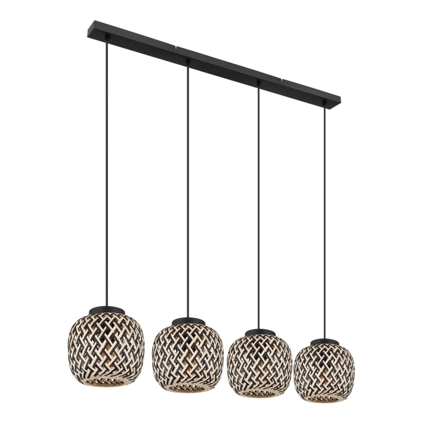 Globo 15766-4H - Lampadario a sospensione con filo COLLY 4xE27/15W/230V