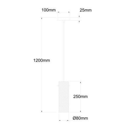 Globo - Lampadario a sospensione con filo 1xE14/40W/230V