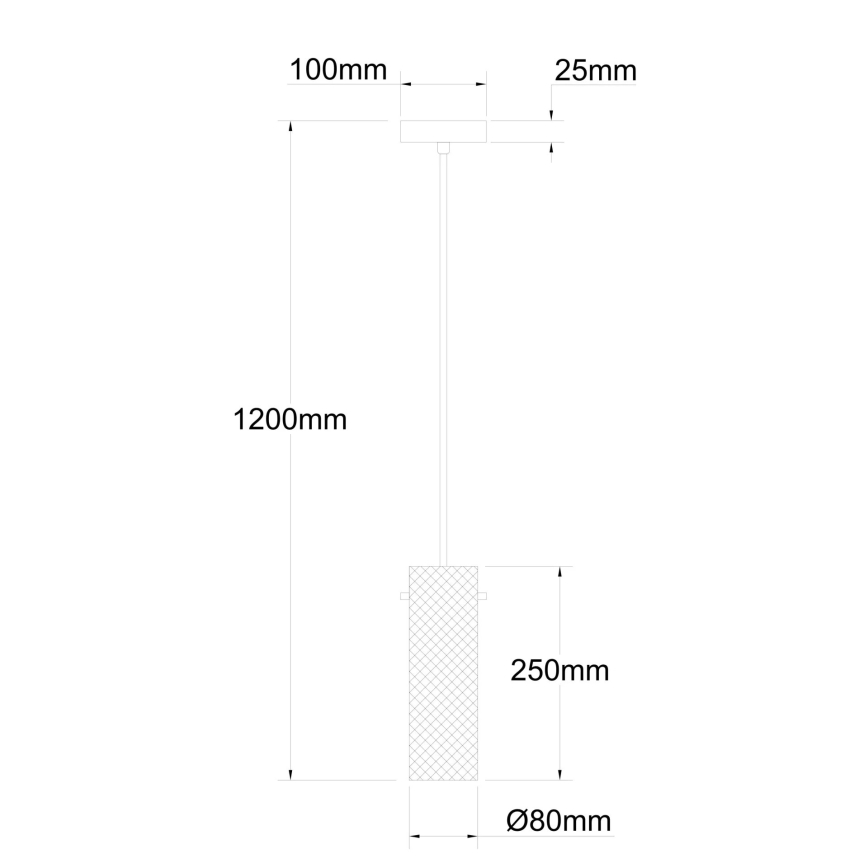 Globo - Lampadario a sospensione con filo 1xE14/40W/230V