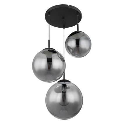 Globo - Lampadario a sospensione con filo 3xE27/60W/230V