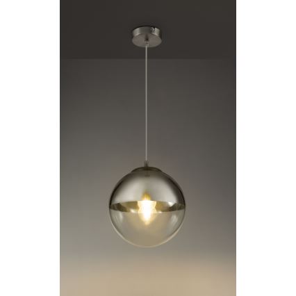 Globo - Lampadario a sospensione con filo 1xE27/40W/230V diametro 25 cm
