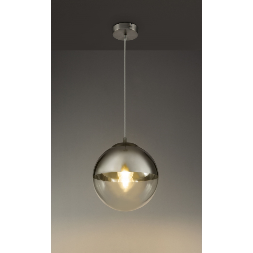 Globo - Lampadario a sospensione con filo 1xE27/40W/230V diametro 25 cm