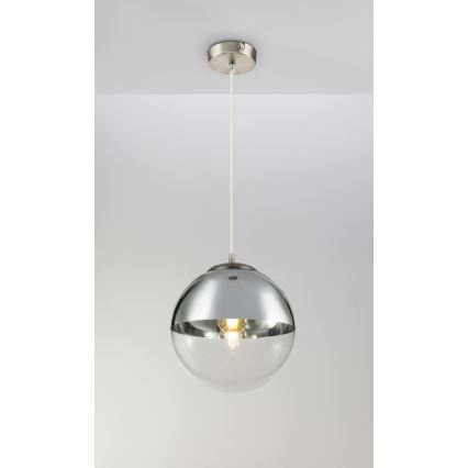Globo - Lampadario a sospensione con filo 1xE27/40W/230V diametro 25 cm