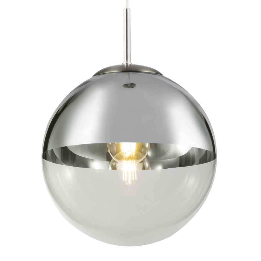 Globo - Lampadario a sospensione con filo 1xE27/40W/230V diametro 25 cm