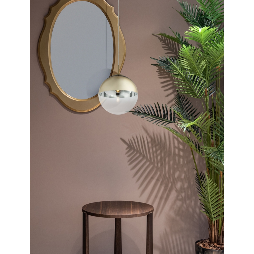 Globo - Lampadario a sospensione con filo 1xE27/40W/230V diametro 30 cm