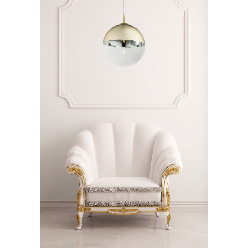 Globo - Lampadario a sospensione con filo 1xE27/40W/230V diametro 33 cm
