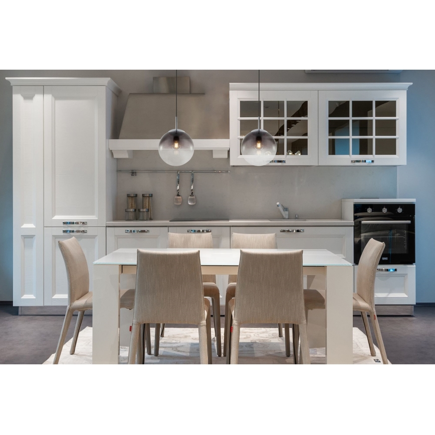 Globo - Lampadario a sospensione con filo 1xE27/40W/230V diametro 20 cm