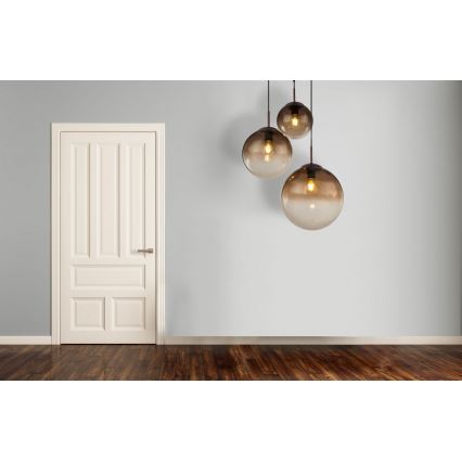 Globo - Lampadario a sospensione con filo 3xE27/40W/230V diametro 51 cm