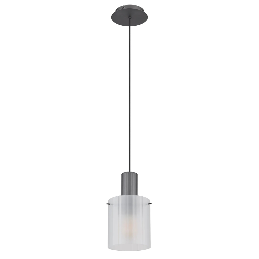 Globo - Lampadario a sospensione con filo 1xE27/40W/230V diametro 18 cm bianco