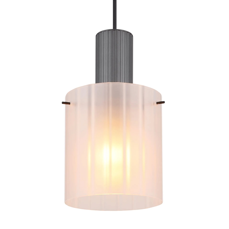Globo - Lampadario a sospensione con filo 1xE27/40W/230V diametro 18 cm bianco