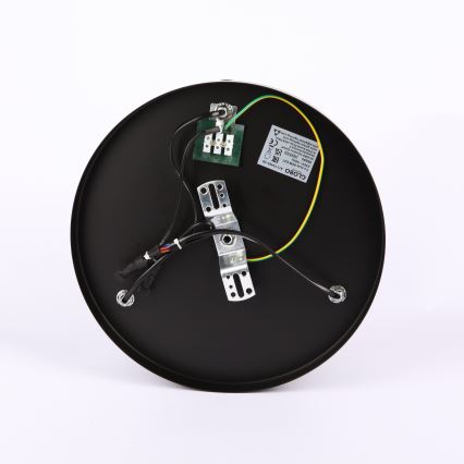 Globo - Lampadario a plafone 3xE27/40W/230V diametro 40,5 cm nero