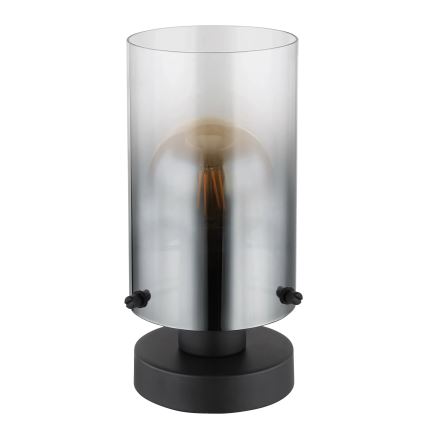 Globo - Lampada da tavolo 1xE27/40W/230V diametro 12,5 cm nero
