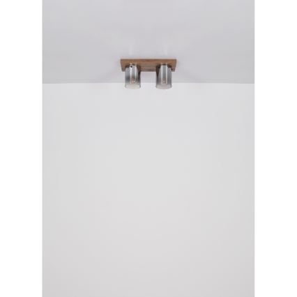 Globo - Plafoniera da soffitto 2xE27/40W/230V 16x41 cm