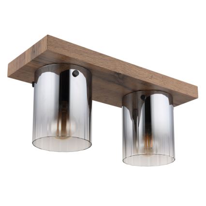 Globo - Plafoniera da soffitto 2xE27/40W/230V 16x41 cm