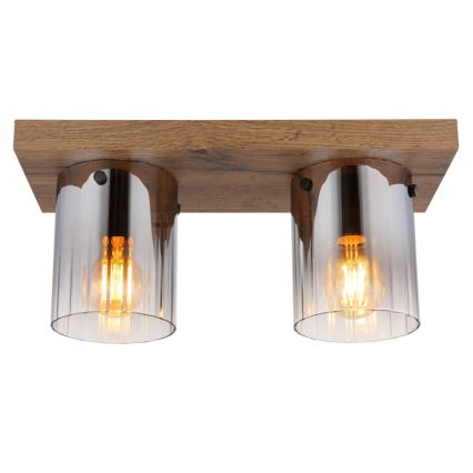 Globo - Plafoniera da soffitto 2xE27/40W/230V 16x41 cm