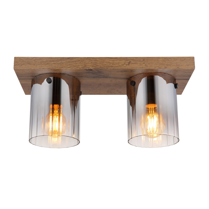 Globo - Plafoniera da soffitto 2xE27/40W/230V 16x41 cm