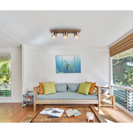 Globo - Plafoniera 3xE27/40W/230V 16x71 cm