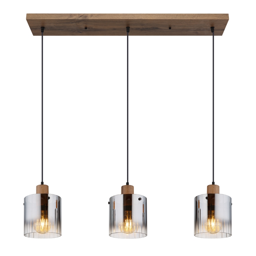 Globo - Lampadario a sospensione con cavo 3xE27/60W/230V