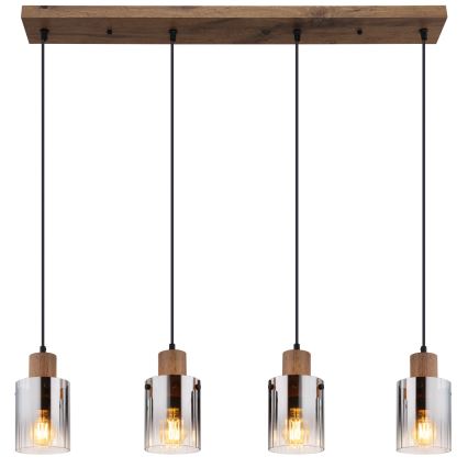 Globo - Lampadario sospeso con cavo 4xE27/40W/230V
