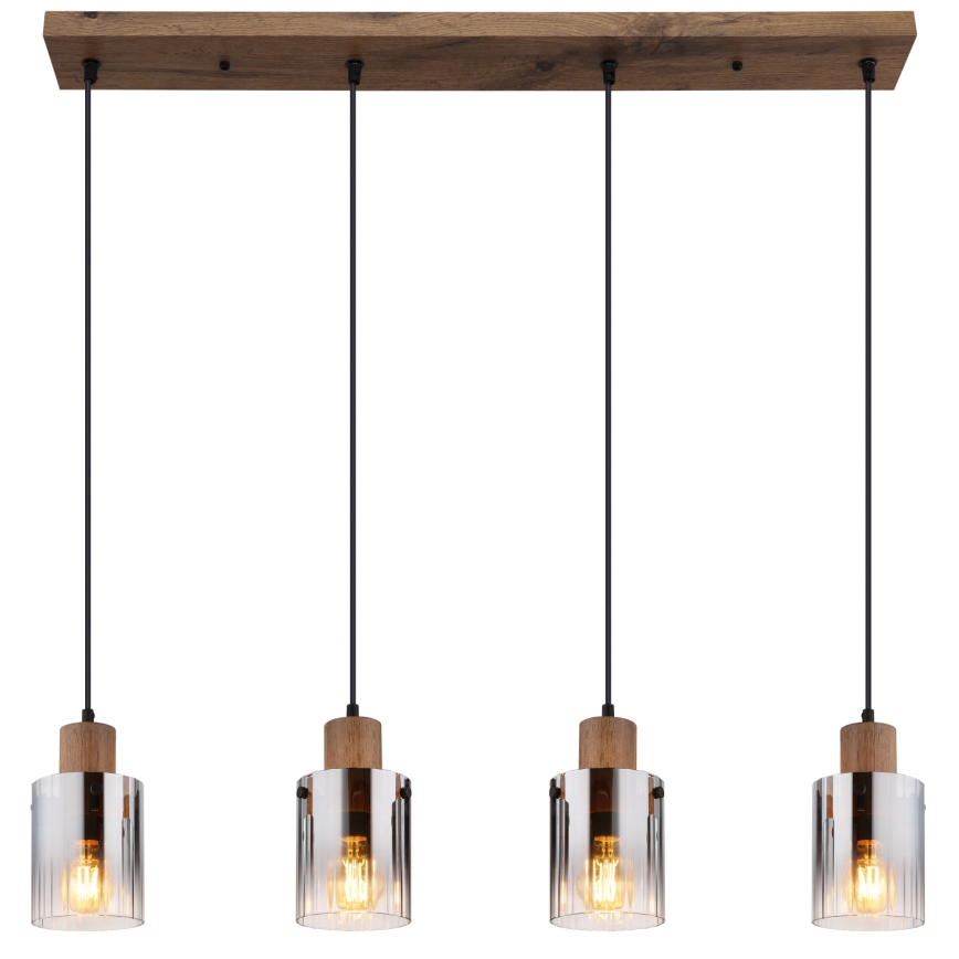 Globo - Lampadario sospeso con cavo 4xE27/40W/230V