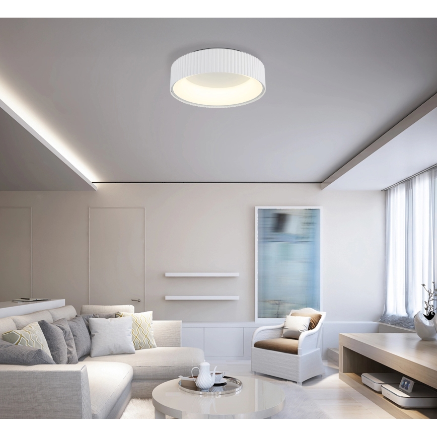 Globo - Plafoniera LED/45W/230V 2700/4000/6000K Ø 46 cm bianca