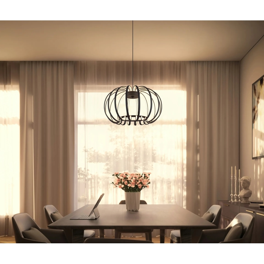 Globo - Lampada a sospensione LED dimmerabile a cavo LED/40W/230V 3000K nero
