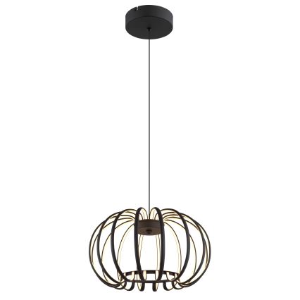 Globo - Lampada a sospensione LED dimmerabile a cavo LED/40W/230V 3000K nero