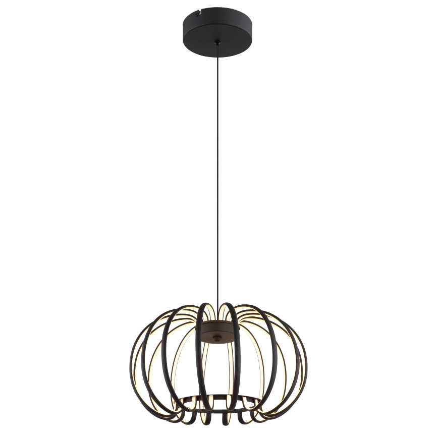 Globo - Lampada a sospensione LED dimmerabile a cavo LED/40W/230V 3000K nero