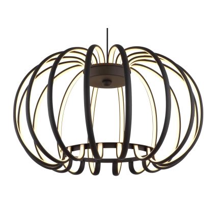 Globo - Lampada a sospensione LED dimmerabile a cavo LED/40W/230V 3000K nero