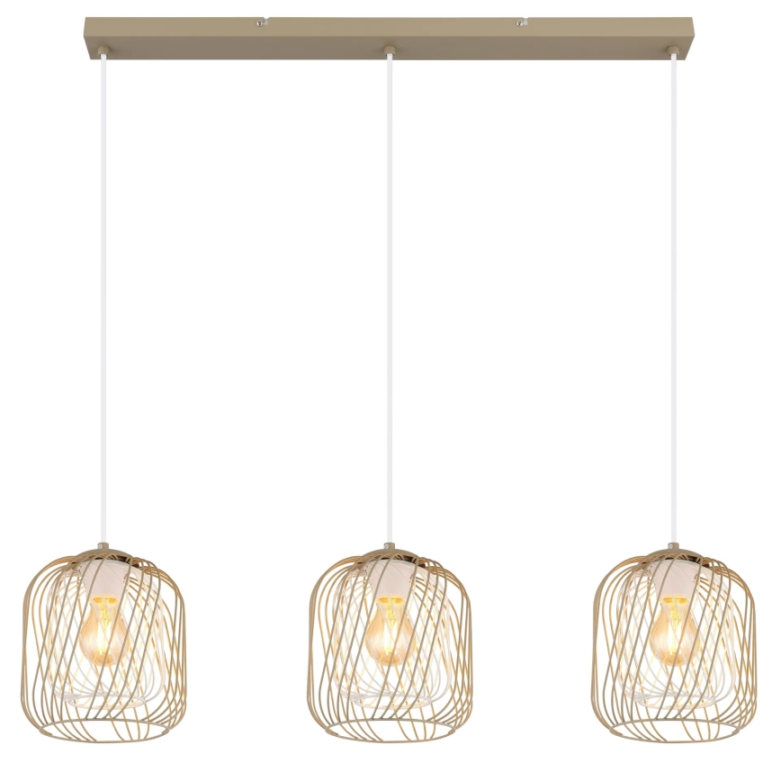 Globo - Lampadario a cavo 3xE27/40W/230V