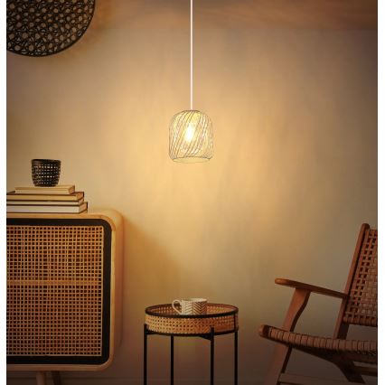 Globo - Lampadario sospeso con cavo 1xE27/40W/230V diam. 18 cm