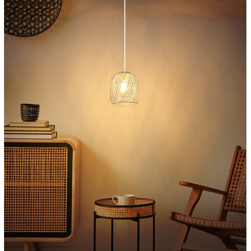 Globo - Lampadario sospeso con cavo 1xE27/40W/230V diam. 18 cm