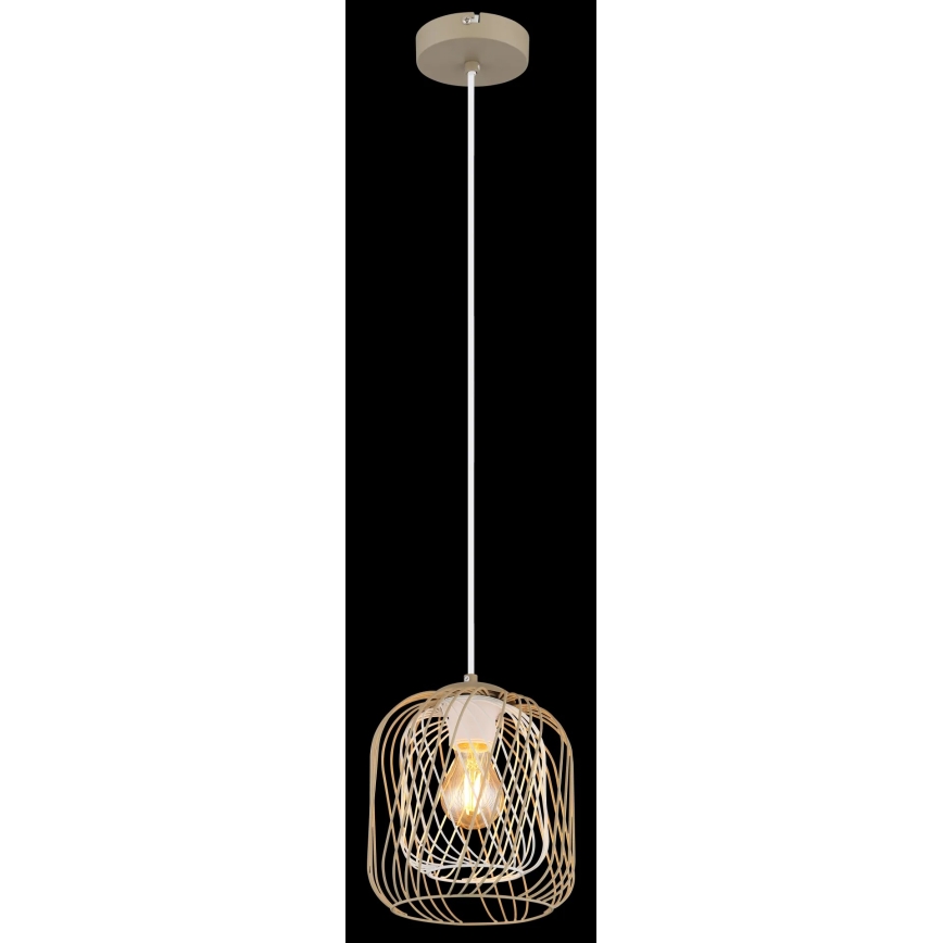 Globo - Lampadario sospeso con cavo 1xE27/40W/230V diam. 18 cm