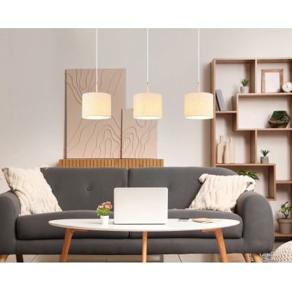 Globo - Lampadario a cavo 3xE27/40W/230V