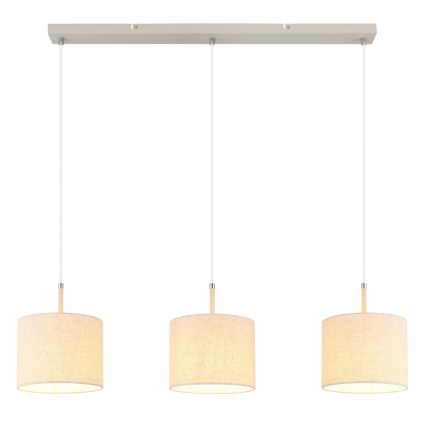 Globo - Lampadario a cavo 3xE27/40W/230V