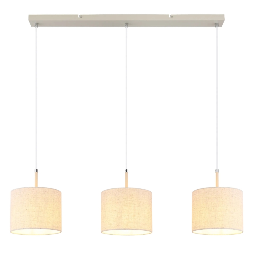 Globo - Lampadario a cavo 3xE27/40W/230V