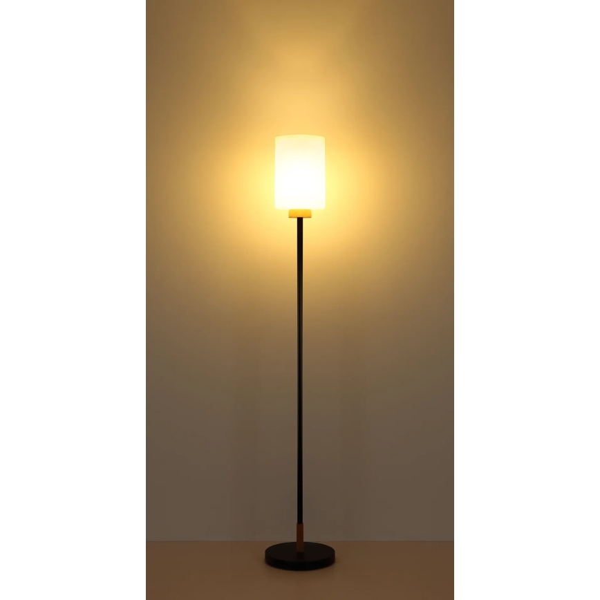 Globo - Lampada da terra 1xE27/60W/230V nero/bianco