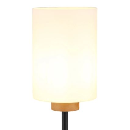 Globo - Lampada da terra 1xE27/60W/230V nero/bianco