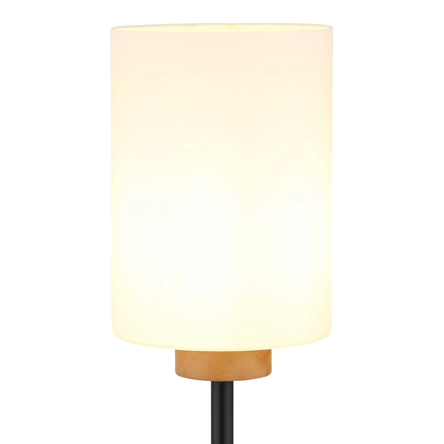 Globo - Lampada da terra 1xE27/60W/230V nero/bianco