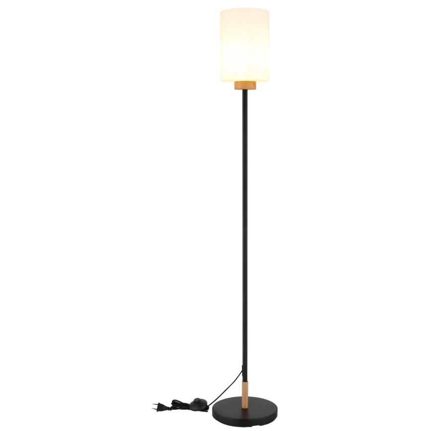 Globo - Lampada da terra 1xE27/60W/230V nero/bianco