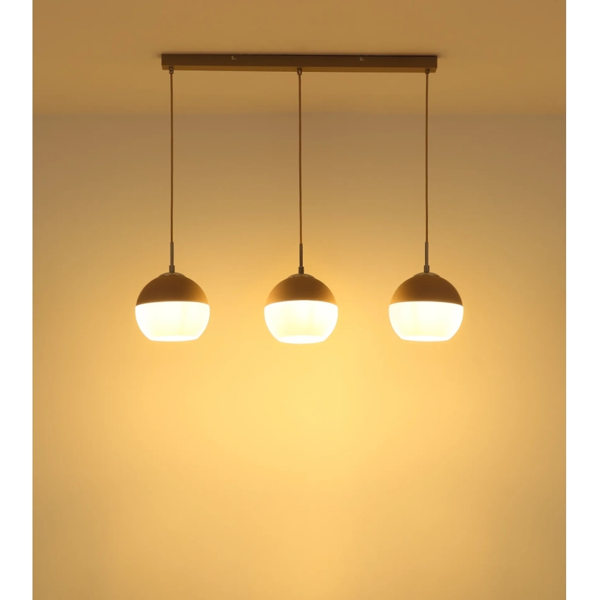 Globo - Lampadario sospeso su cavo 3xE27/60W/230V